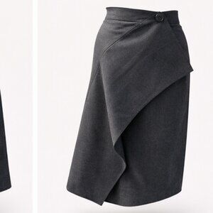 Vivienne Westwood Anglomania Gray Wrap Skirt – Size 42